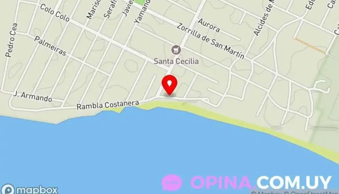 mapa de ANA RIVERA ACADEMIA Autoescuela en Ciudad del Plata