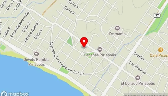 mapa de Anabu Cocina Restaurante en Piriápolis