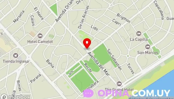 mapa de Ancla Inmobiliaria Agencia inmobiliaria, Administrador de la propiedad, Agentes inmobiliarios en Punta del Este