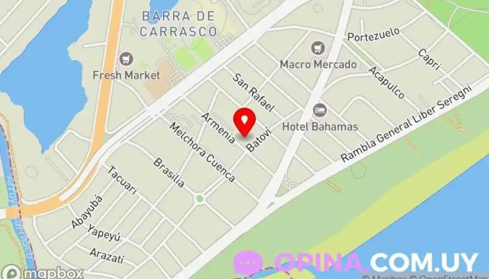 mapa de Andiko | Barrio Jardín Urbanización en Ciudad de la Costa