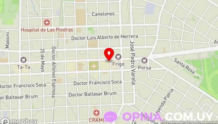 mapa de Anexo Escuela en Las Piedras