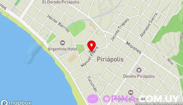 mapa de Anglo Piriapolis Institución educativa en Piriápolis