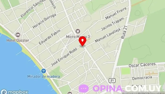 mapa de Anglo Rutero Centro escolar en Col. del Sacramento