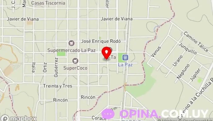 mapa de AP Academia De Choferes La Paz Escuela en La Paz