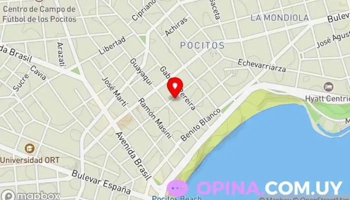 mapa de APTOS Negocios Inmobiliarios Agentes inmobiliarios en Montevideo