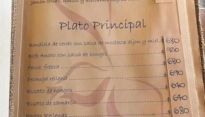 Araza Resto Menu - Ciudad de la Costa
