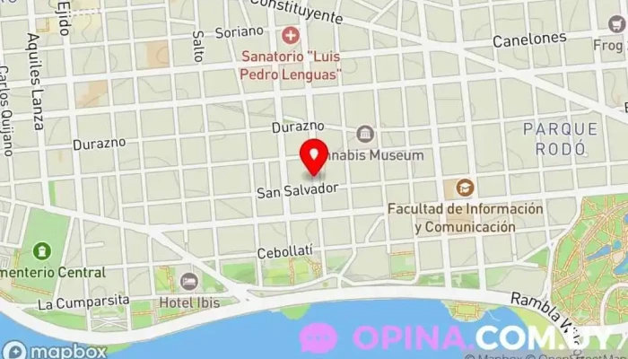 mapa de Arquibrokers Servicios Inmobiliarios Agencia inmobiliaria en Montevideo