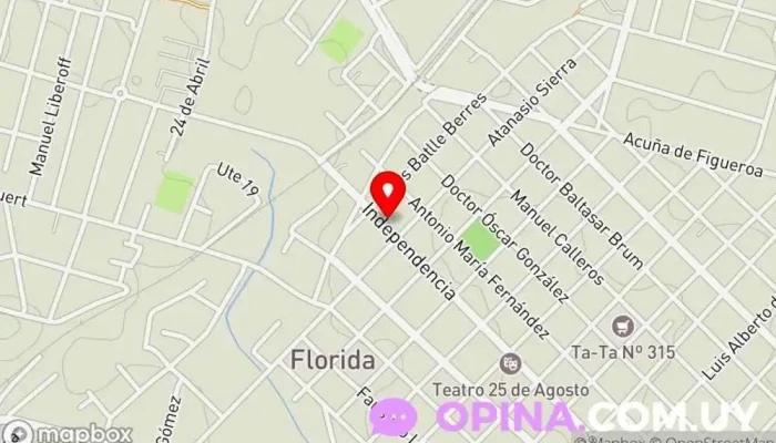 mapa de Arroz con leche Papelería en Florida