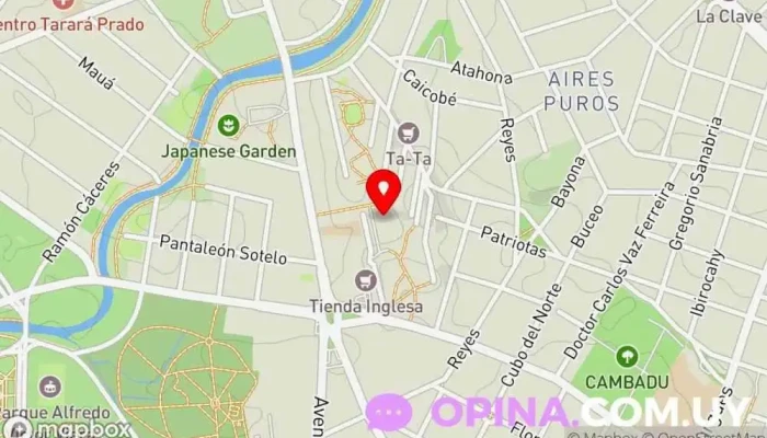 mapa de Arte Posadas Papelería en Montevideo