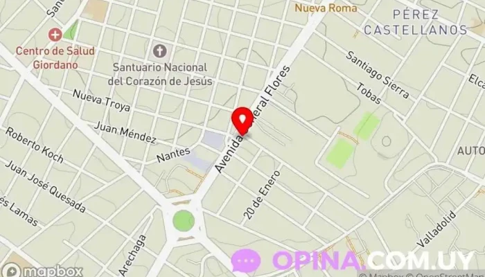 mapa de ARTE Y LETRAS Papelería en Montevideo