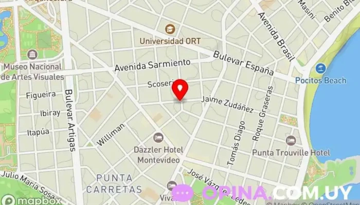 mapa de Artemisa Estudio Agencia inmobiliaria en Montevideo