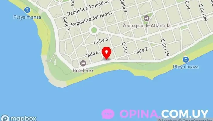 mapa de Asociación Española Clínica ambulatoria en Atlántida