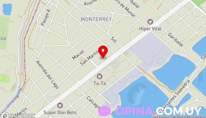 mapa de Asociacion Española Policlínica Paso Carrasco Hospital privado en Ciudad de la Costa