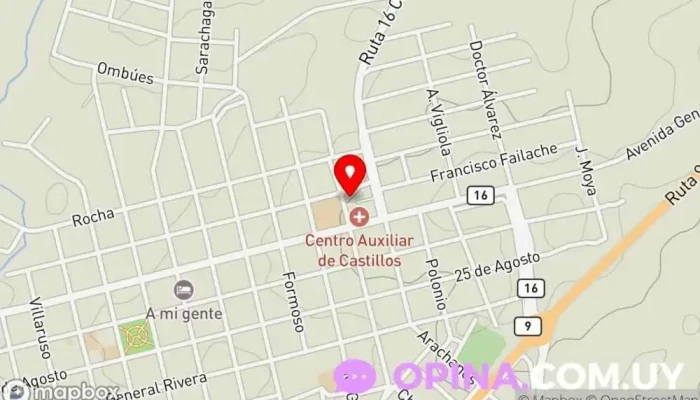 mapa de Asse - Hospital De Castillos Hospital en Castillos