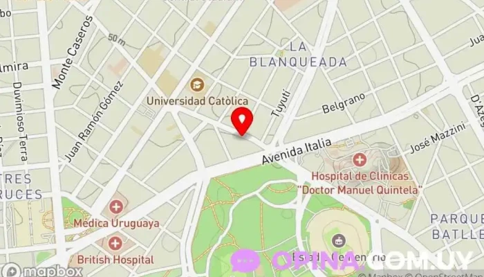 mapa de Astray Propiedades Agencia inmobiliaria en Montevideo