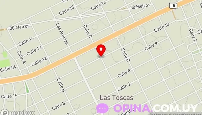 mapa de Atlantida  en Las Toscas