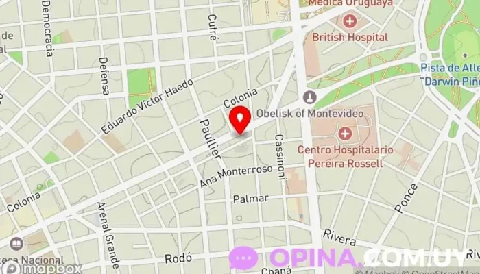 mapa de Atlas Fotocopiadoras impresiones Imprenta, Taller de encuadernación, Copistería, Impresora digital, Procesamiento de fotos para pasaporte, Tienda de recarga de cartuchos de impresora, Servicio de reparación de impresoras, Societe de Flocage, Papelería, Proveedor de cartuchos de tóner en Montevideo