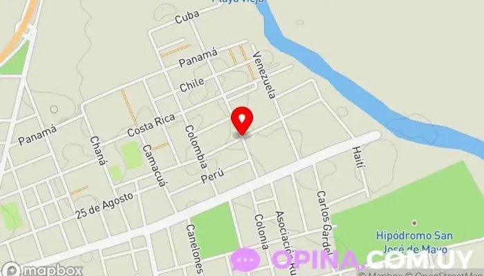 mapa de Autoconfianza coche escuela Centros de formación para obtener el carné de conducir, Asesor educativo, Autoescuela de motocicletas en San José de Mayo