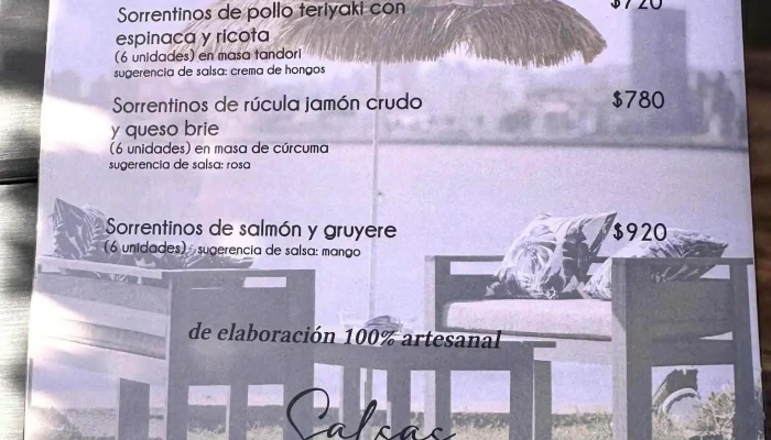 Ava Experiencia Gourmet -  Menu - Montevideo