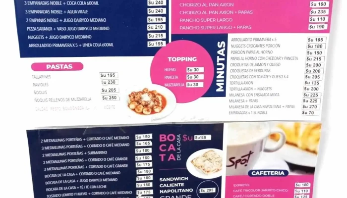 Axion -  Menu - Punta del Este