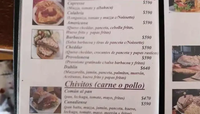 Bar Dublin -  Menu - Montevideo