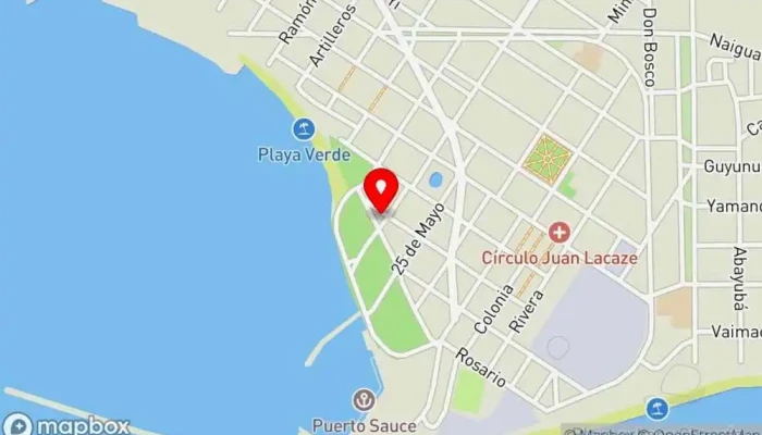 mapa de Barba azul Summer Bar en Juan L. Lacaze