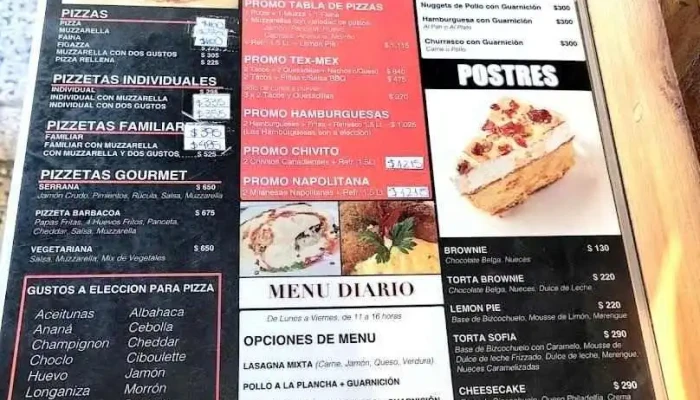 Barbacoa Carrasco -  Menu - Montevideo