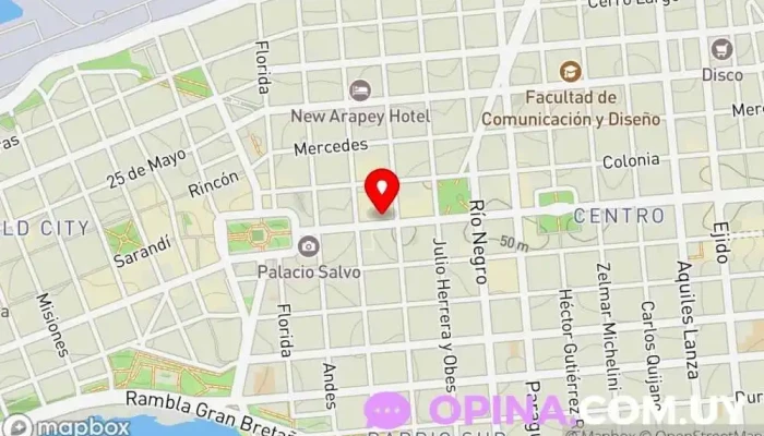 mapa de Barbarian comics store Tienda de cómics en Montevideo