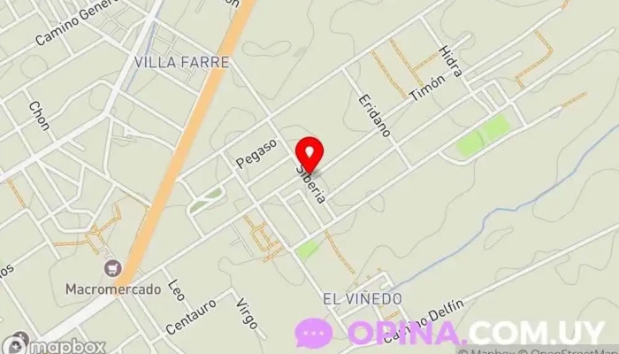 mapa de Barométrica Nuevo Amanecer  en Montevideo