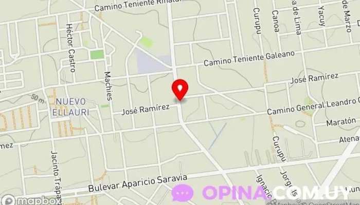 mapa de BARRACA Y FERRETERIA FRATELLi Proveedor de materiales de construcción en Montevideo