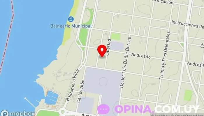 mapa de Barrio Azucarlito Complejo de viviendas en Paysandú