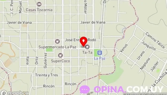 mapa de Bazar Jorguito Graciela Laguna Centro comercial en La Paz