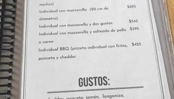 Bbq Pocitos -  Menu - Montevideo