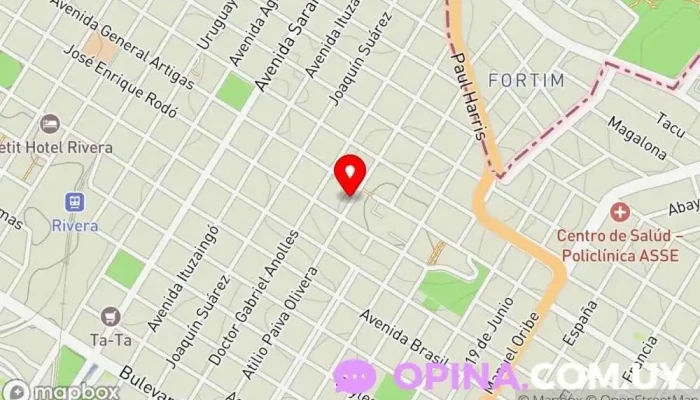 mapa de BEautiful OBjects Centro de exposición de artículos para el hogar en Rivera