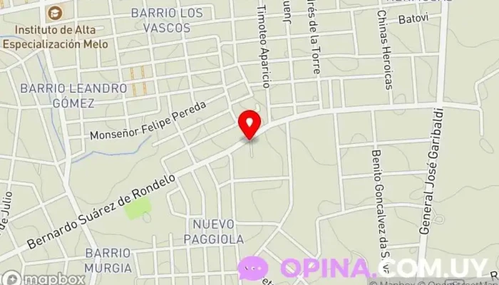 mapa de Bee Papelería Papelería en Melo