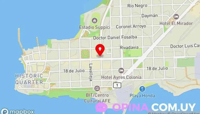 mapa de Bennet Bookshop Librería en Col. del Sacramento