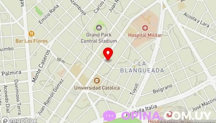 mapa de BeOne | Ramona Urbanización en Montevideo