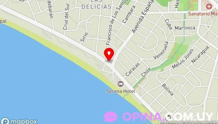 mapa de Berterreche Propiedades Agencia inmobiliaria en Punta del Este