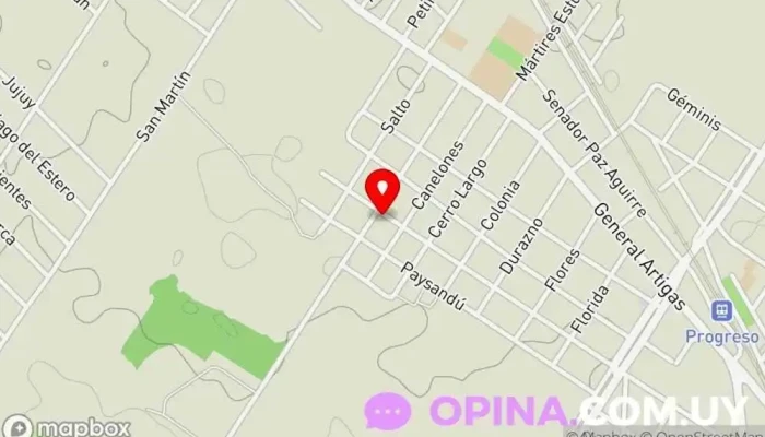 mapa de Biblioteca De Progreso Canelones Biblioteca pública en Progreso