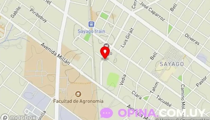 mapa de Biblioteca Eduardo Acevedo Díaz Biblioteca en Montevideo