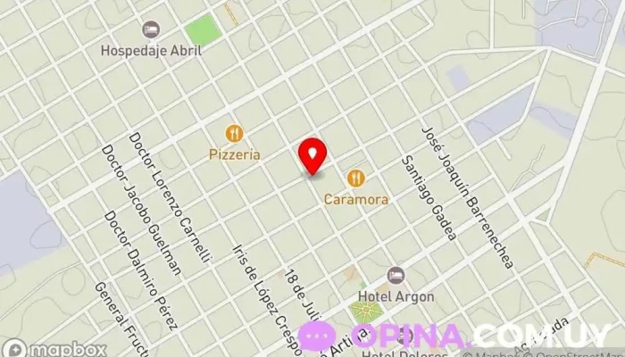 mapa de Biblioteca municipal Museo en Dolores