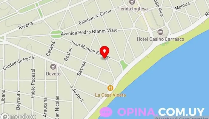 mapa de Biblioteca Nuestros Hijos Biblioteca en Montevideo