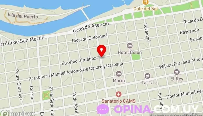 mapa de Biblioteca y Museo Eusebio Gimenez Biblioteca en Mercedes