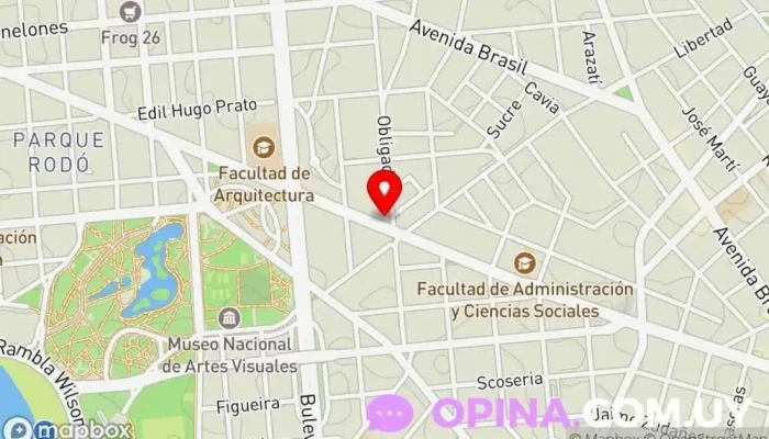 mapa de BIKE - Escuela de inglés Academia de idiomas en Montevideo