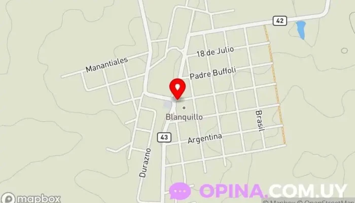 mapa de Blanquillo  en Blanquillo