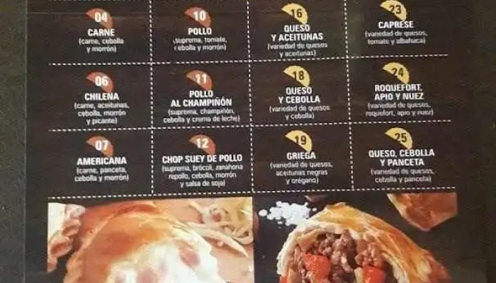 Bocatti Empanadas -  Menu - Paysandú