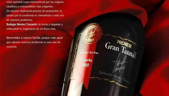 Bodega Montes Toscanini -  Vino - Las Piedras