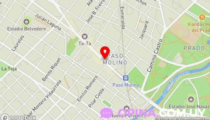 mapa de BookShop Librería en Montevideo