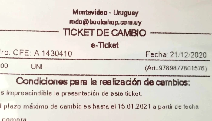 Bookshop - Montevideo