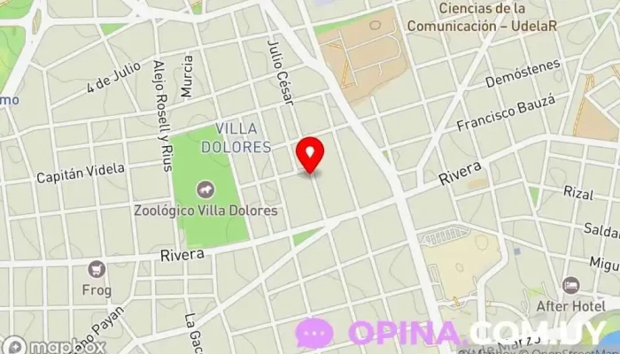 mapa de Bookshop Pickup Center Librería en Montevideo